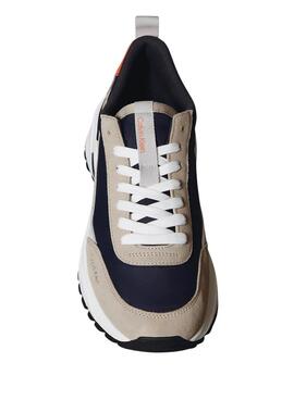 Chaussures Calvin Klein Jeans Trailblazer marine et gris pour homme