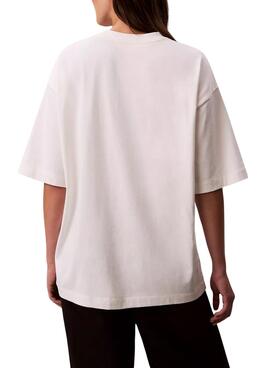 Maillot blanc Calvin Klein Jeans Sequin pour femme