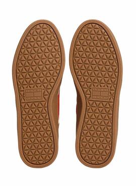 Chaussures Tommy Jeans The Greenwich grenat pour femme