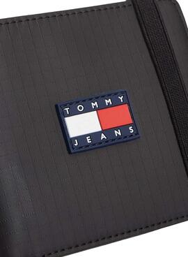 Portefeuille Tommy Jeans Daily Tech noir pour homme
