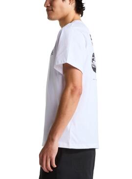 T-shirt The North Face Duffel blanc pour homme