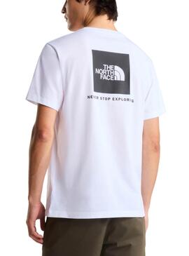 T-shirt The North Face Box blanc pour homme