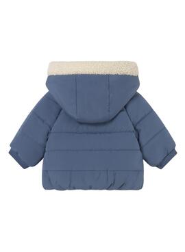 Manteau réversible Mayoral bleu-vert pour bébé