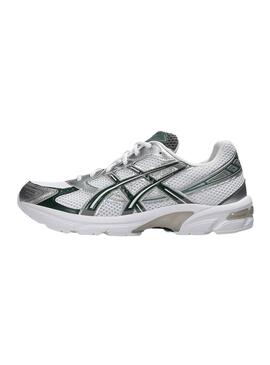 Chaussures Asics Gel 1130 argent et vert pour femme