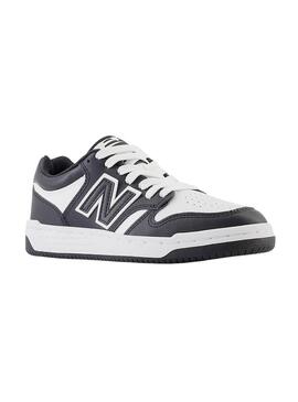 Chaussures New Balance 480 noir et blanc pour garçons et filles