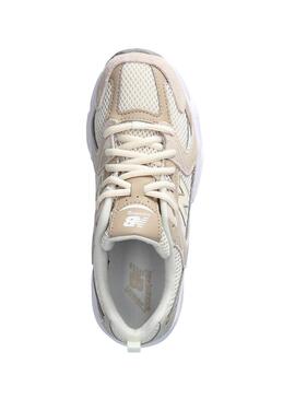 Chaussures New Balance GR530 beige pour fille