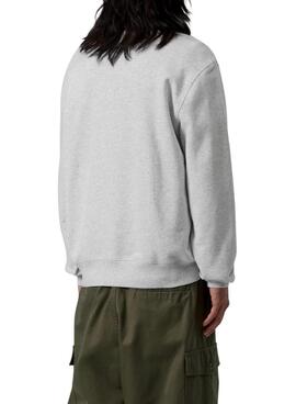 Sweat à capuche Carhartt Clover gris pour homme