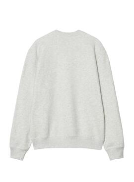 Sweat à capuche Carhartt Clover gris pour homme