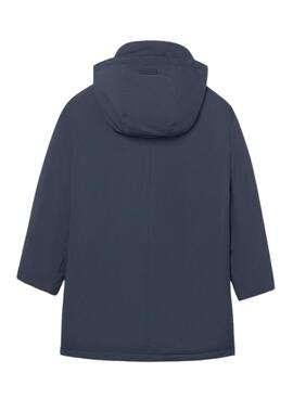 Parka bleue Mayoral ombre pour garçon.