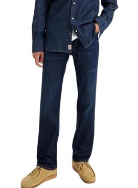 Jean Levi's 505 Regular Nail Loop Knot en bleu marine pour homme