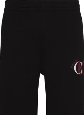 Pantalon jogger Calvin Klein Graphic noir pour homme