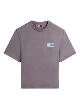 T-shirt Tommy Jeans 90S gris pour homme