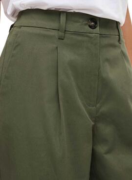 Pantalon Vila Simone vert pour femme