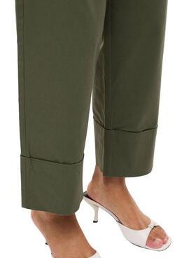 Pantalon Vila Simone vert pour femme