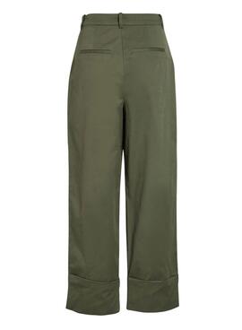 Pantalon Vila Simone vert pour femme
