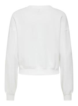 Pull Only Emily Perfum blanc pour femme