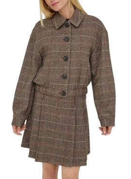 Jupe Only Ricca marron pour femme