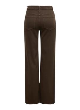 Pantalon en jean Only Madison marron pour femme