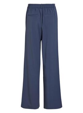 Pantalon Vila Vivarone bleu pour femme.