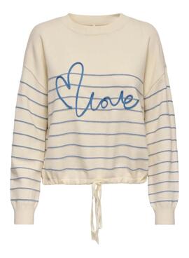 Maillot blanc signé Jersey Only pour femme