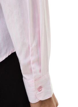 Chemise Vila Darma rose à rayures pour femme