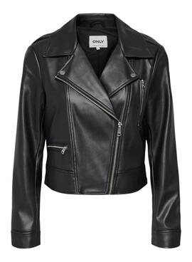 Veste de motard Only Carmen noire pour femme