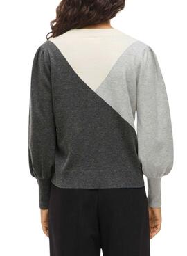 Maillot Vila Kerry gris pour femme