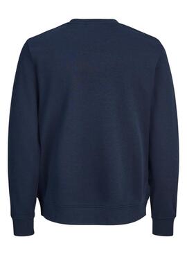 Sweatshirt Jack and Jones Devin bleu marine pour homme