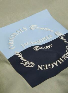 T-shirt Jack and Jones Catskills vert pour homme