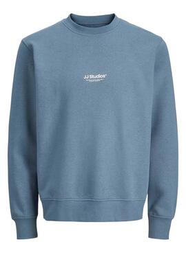 Sweat-shirt Jack and Jones Soho bleu pour homme
