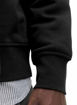 Sweat à capuche Jack and Jones Soho noir pour homme.