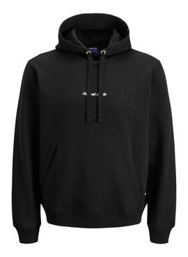 Sweat à capuche Jack and Jones Norrebro noir pour homme