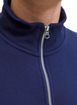 Sweat à capuche Jack and Jones Norrebro bleu pour homme