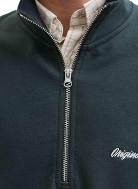Sweatshirt Jack and Jones Norrebro verte pour homme