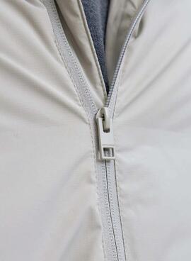 Manteau rembourré Jack and Jones Soho gris pour homme