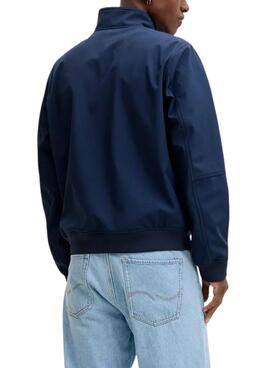 Veste de chasse Jack and Jones Parker bleue pour homme