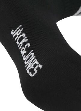 Paquete de calcetines Jack and Jones Travis negro para hombre