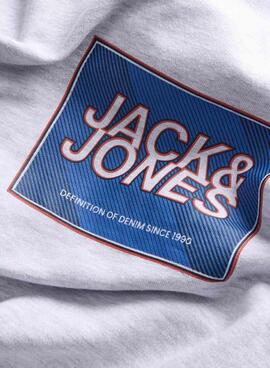 Sweatshirt Jack and Jones Rain gris pour homme.