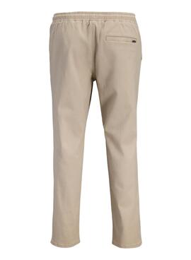 Pantalon Jack and Jones Stace Dylan beige pour homme