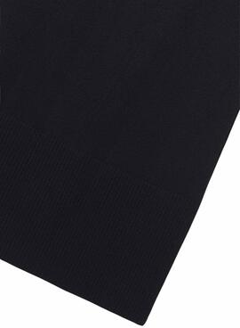 Jupe noire en tricot Mayoral de longueur midi pour fille