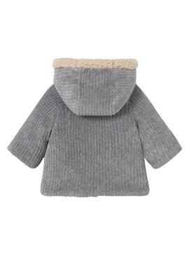 Manteau réversible gris et beige Mayoral pour bébé