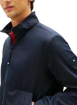 Veste Tommy Hilfiger Branded bleu marine pour homme