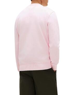 Sweat-shirt basique rose Tommy Hilfiger pour homme