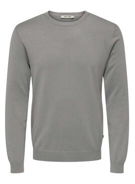 Maillot Only and Sons Wyler gris pour homme