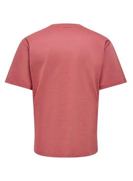 T-shirt Only and Sons Fred corail pour homme
