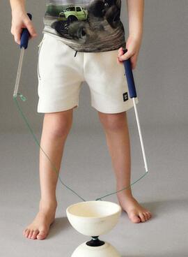 Bermudes Mayoral poches à fermeture éclair beige pour garçon