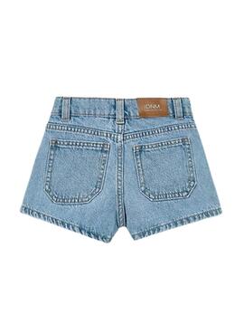 Short en jean de base Mayoral tejano para niña.