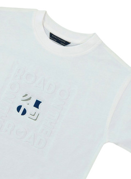 T-shirt Mayoral On The Road blanc pour garçon