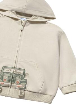 Sweat-shirt Mayoral Play beige pour garçon