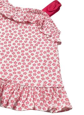 Robe Mayoral en point bambou rouge pour bébé